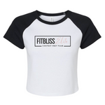 Load image into Gallery viewer, Womens Crop Baseball Tee