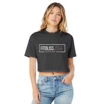 Load image into Gallery viewer, Womens Jersey Crop Tee