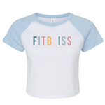 Load image into Gallery viewer, Womens Crop Baseball Tee