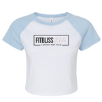 Load image into Gallery viewer, Womens Crop Baseball Tee