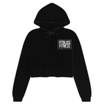 Load image into Gallery viewer, Women's Cropped Fleece Hoodie