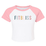 Load image into Gallery viewer, Womens Crop Baseball Tee