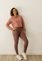 Load image into Gallery viewer, Women's Cropped Fleece Hoodie