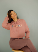 Load image into Gallery viewer, Women's Cropped Fleece Hoodie