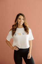 Load image into Gallery viewer, Womens Jersey Crop Tee