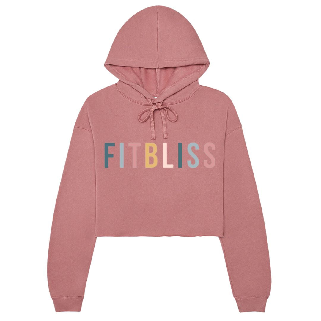 Women's Cropped Fleece Hoodie