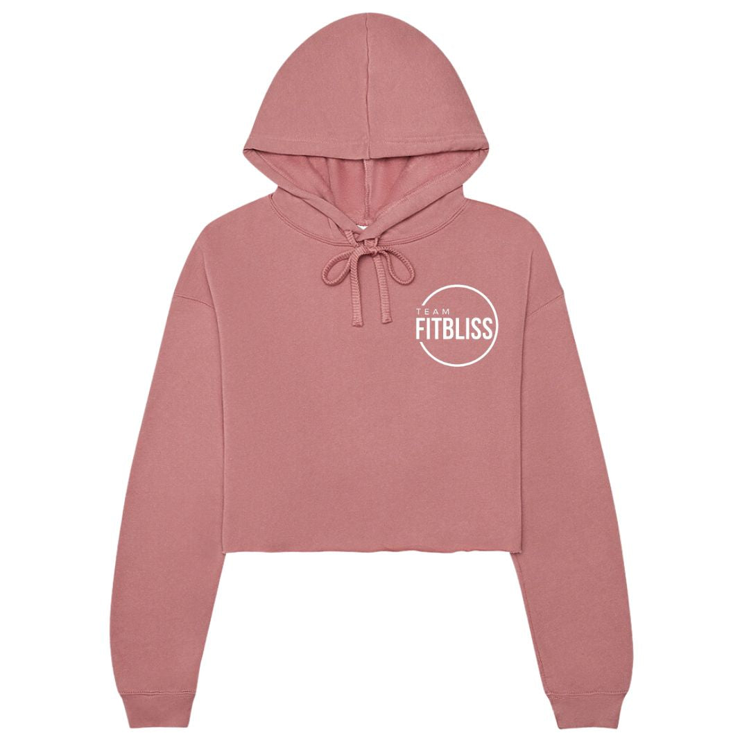 Women's Cropped Fleece Hoodie