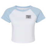 Load image into Gallery viewer, Womens Crop Baseball Tee
