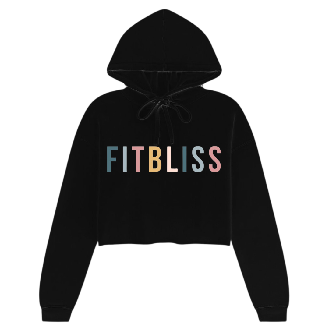 Women's Cropped Fleece Hoodie