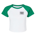 Load image into Gallery viewer, Womens Crop Baseball Tee
