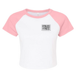 Load image into Gallery viewer, Womens Crop Baseball Tee
