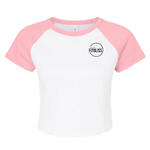 Load image into Gallery viewer, Womens Crop Baseball Tee
