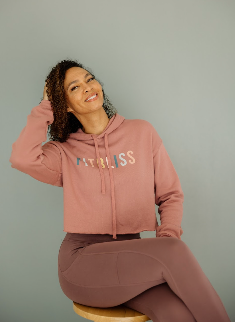 Women's Cropped Fleece Hoodie